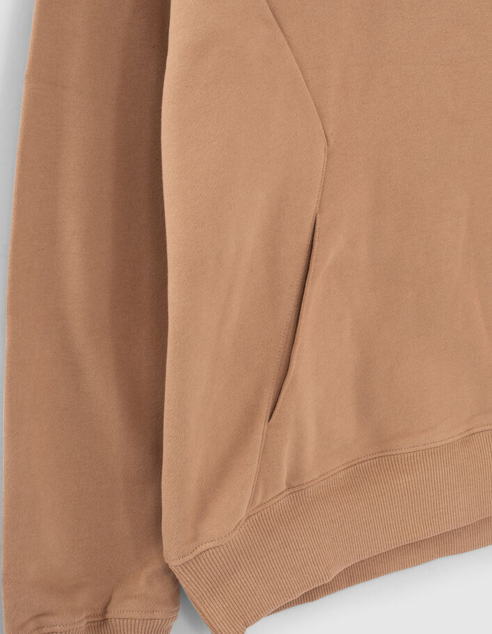 Sweat cappuccino bio à capuche Homme