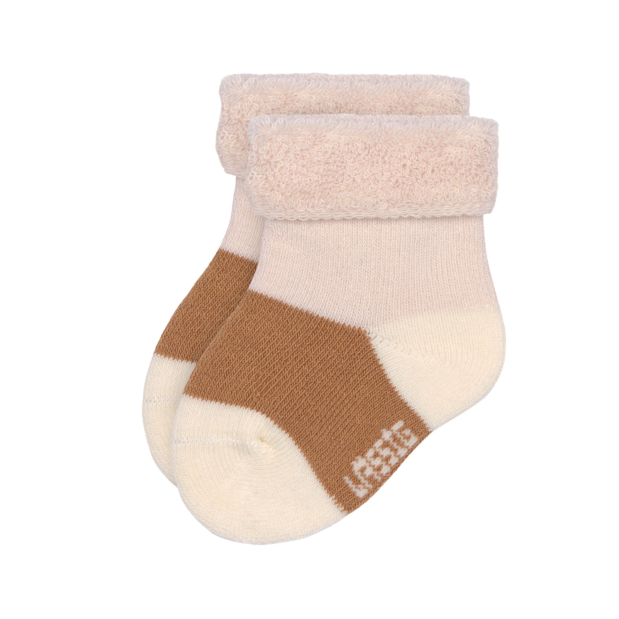 Frottee Socken Kinder (3er Set),  Rosa Karamell