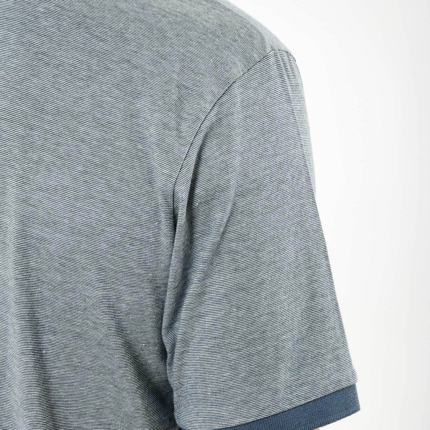 STEF   Polo bleu Homme