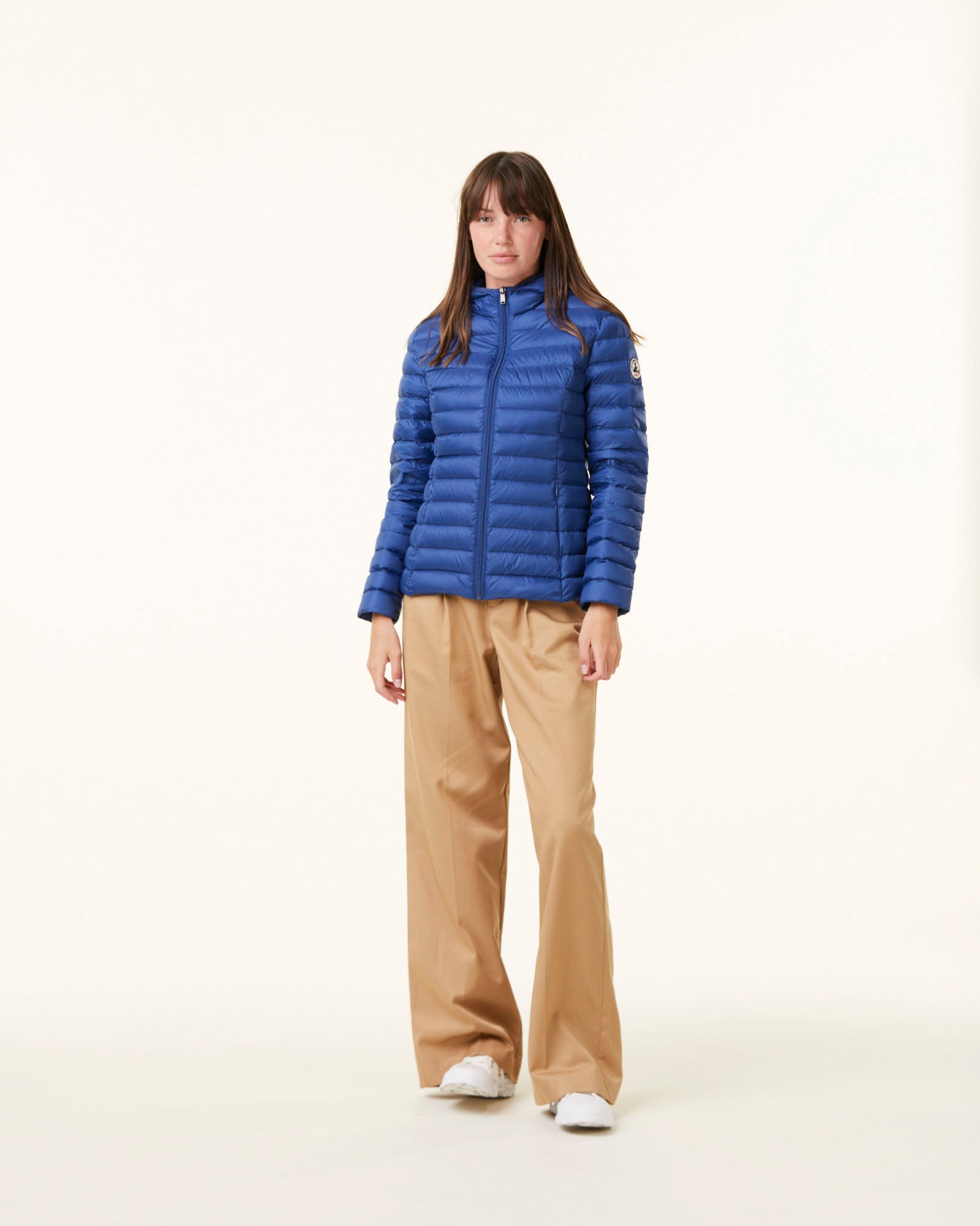 Doudoune légère à capuche Dark denim Cloe
