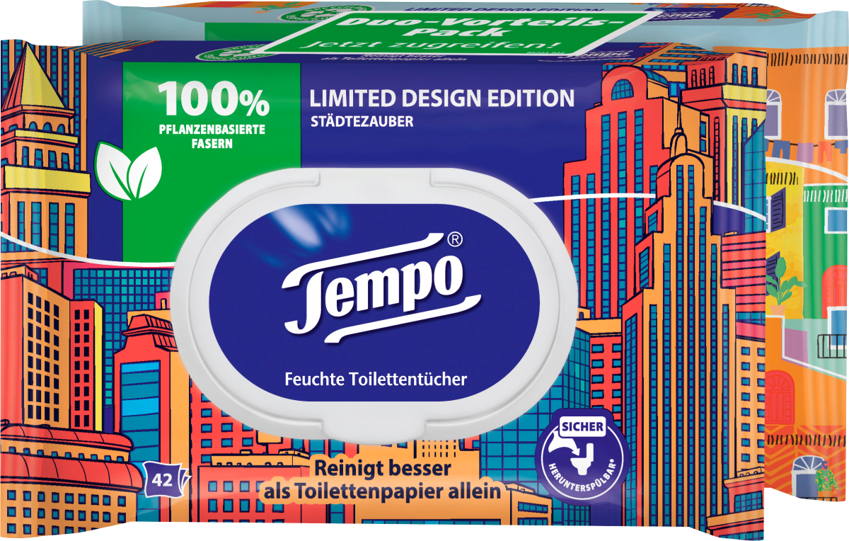 Feuchtes Toilettenpapier sanft & frisch (2x42 St), 84 St