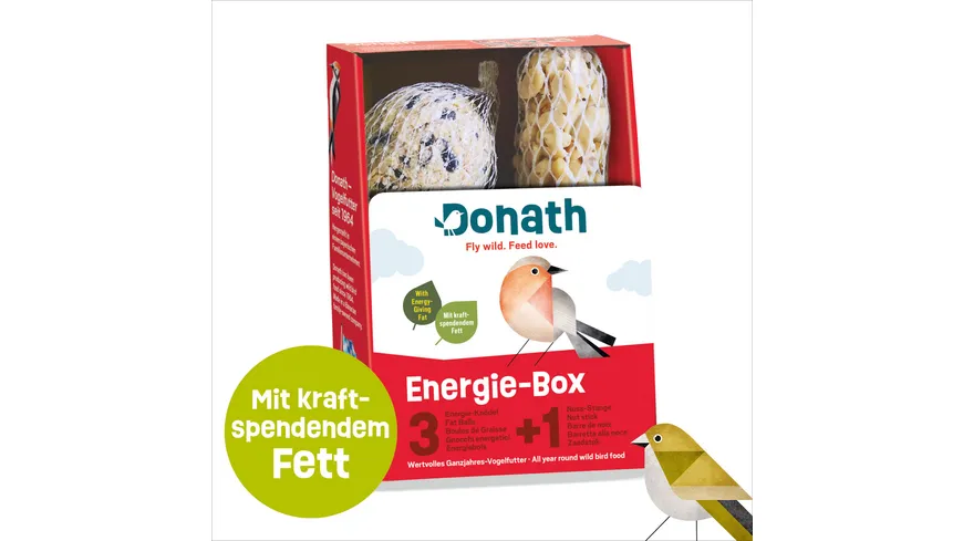 Donath Vogelfutter Energie-Box 3+1 420 g