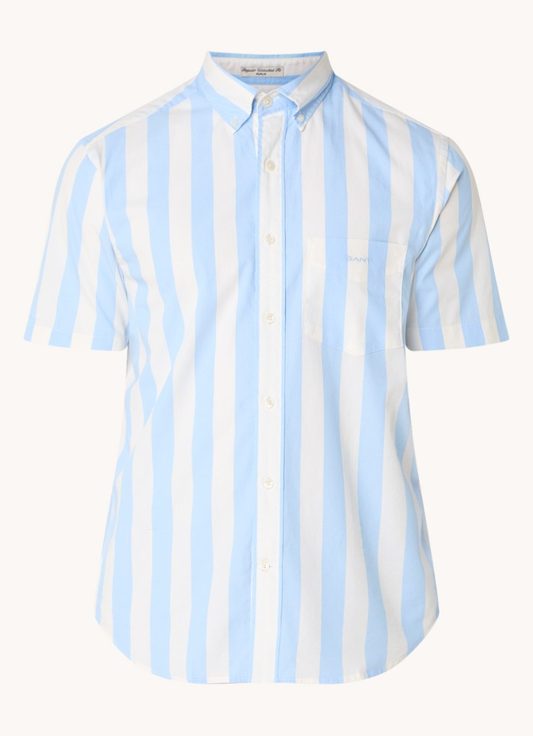 Camicia a righe slim-fit Gant con taschino sul petto