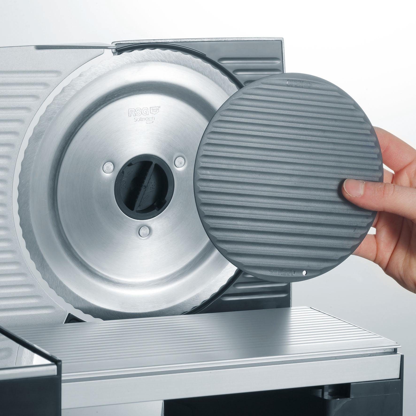 Graef Allesschneider Sliced Kitchen S 11120 Twin, 170 W, Stabiler und leichtgängiger Schlitten mit Kindersicherung