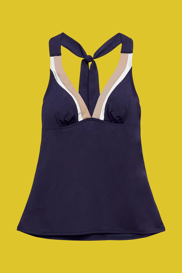 Wattiertes Neckholer-Bikinitop
