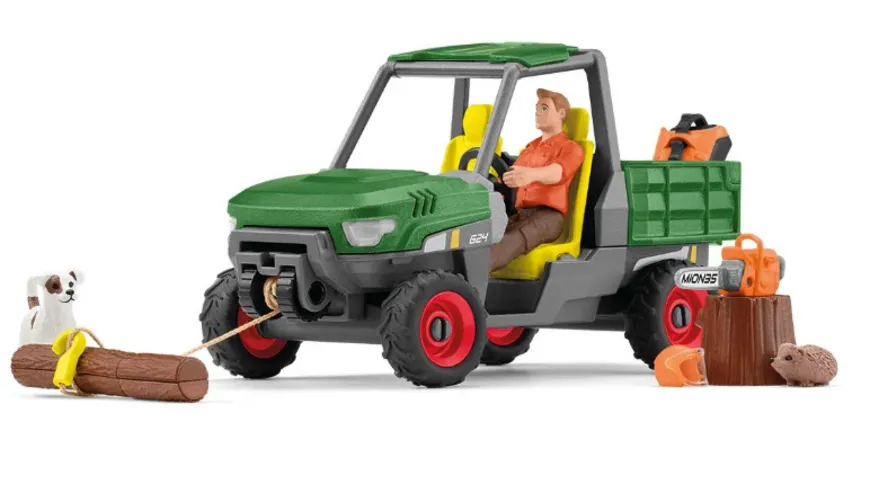 Schleich 42659 - Farm World - Waldbauer mit Fahrzeug
