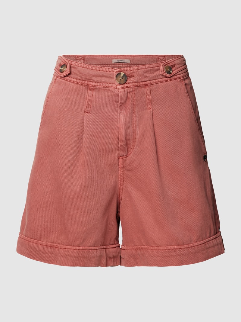 Shorts mit Eingrifftaschen in altrosa