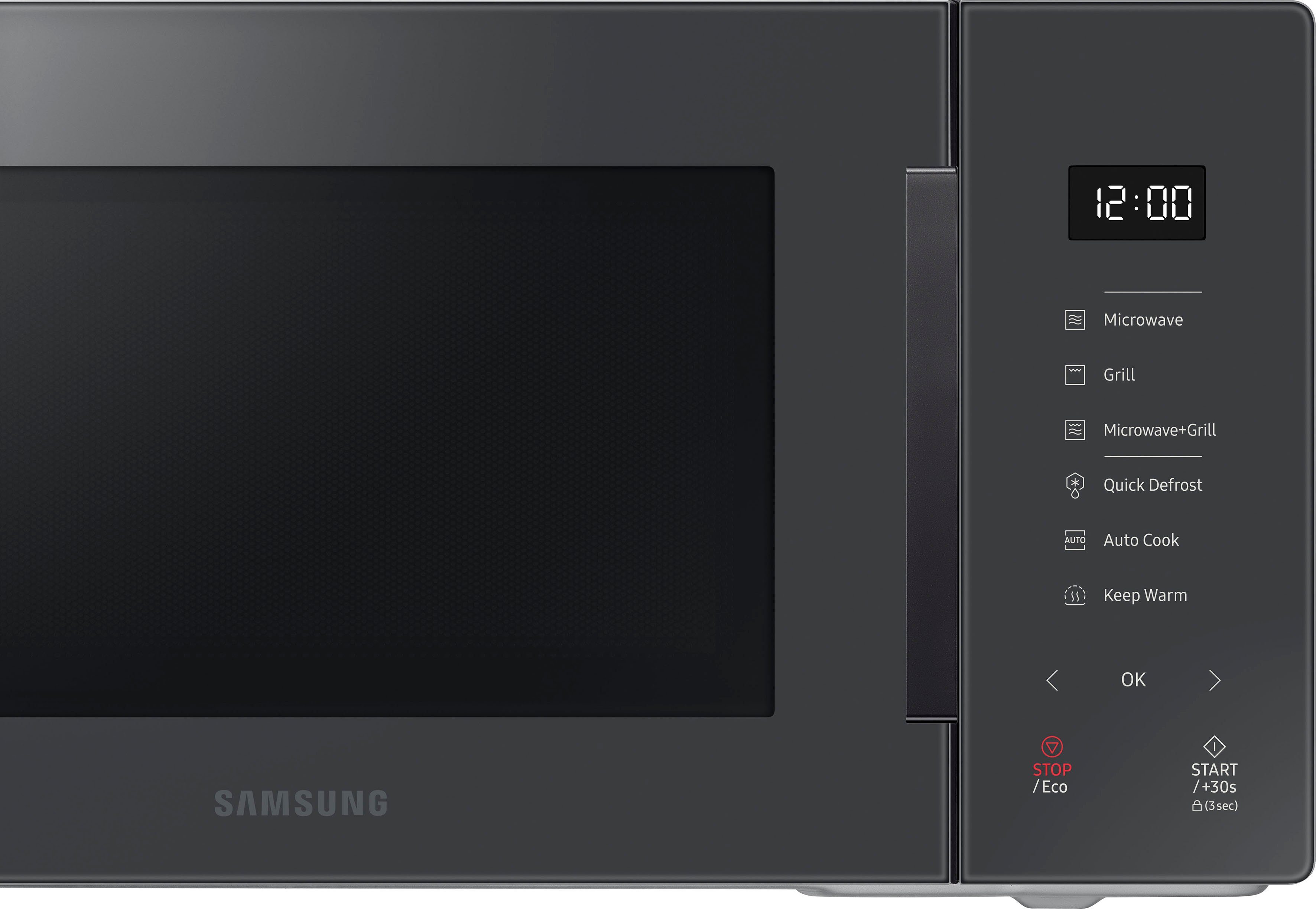 Samsung Mikrowelle MG2GT5018GC/EG, Dampfgarfunktion, Grill, Mikrowelle, 23 l