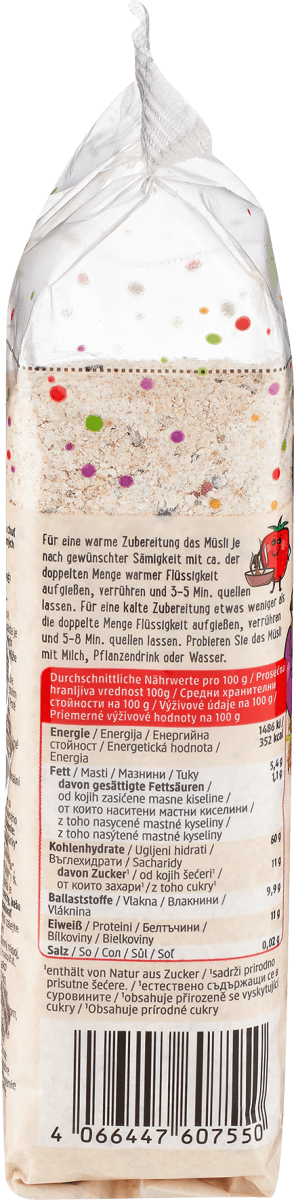 Kinder Früchte Müsli, 375 g