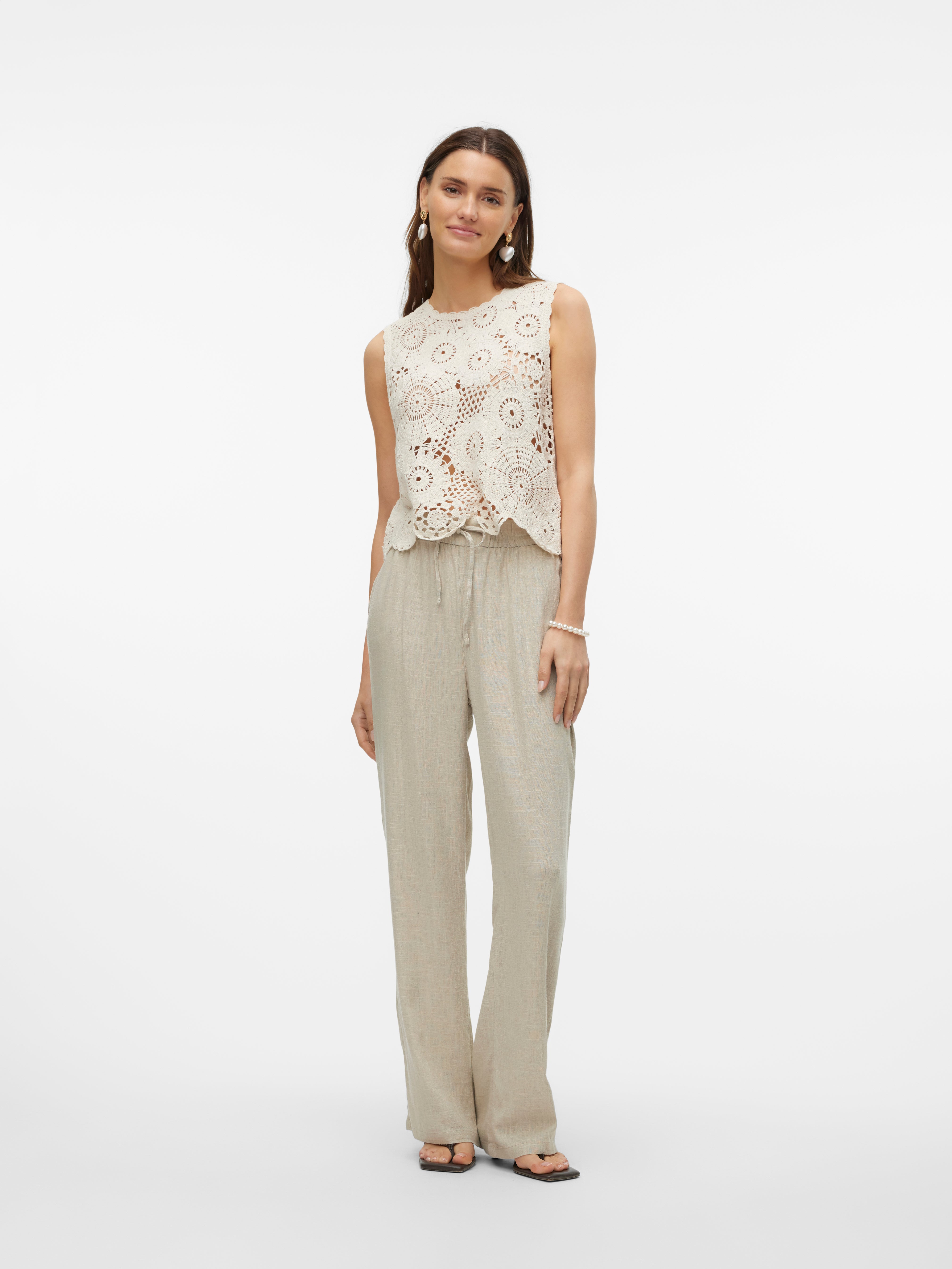 VMLINE Mittlere Taille Hose
