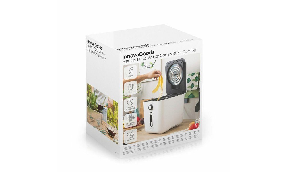 DOTMALL Komposter Elektrischer Schnellkomposter,3 l, 650W,Küchenkomposter, InnovaGoods
