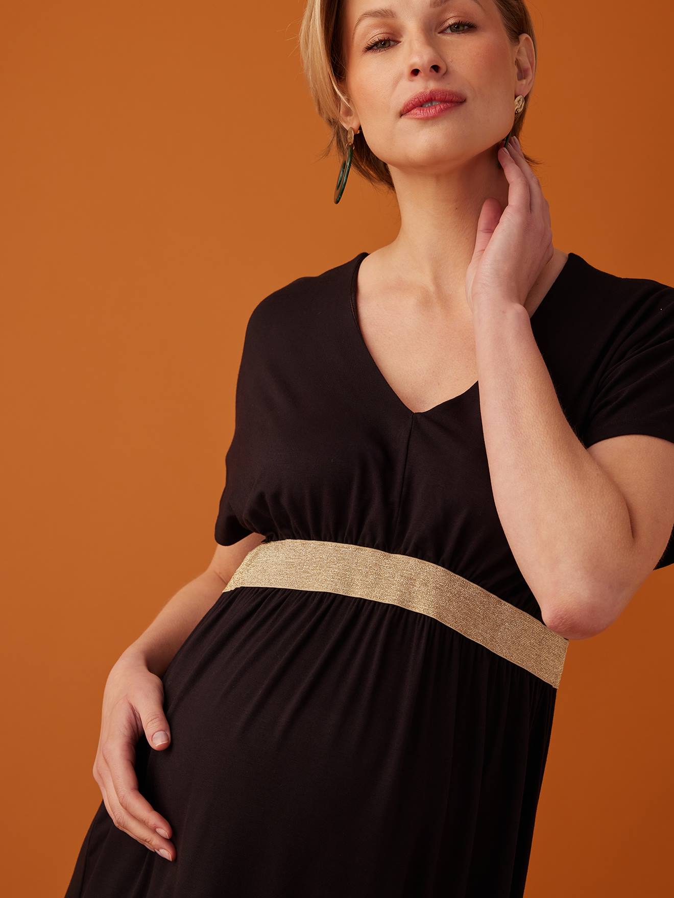 Envie de Fraise Minikleid FELICINEOR für Schwangerschaft & Stillzeit ENVIE DE FRAISE - schwarz
