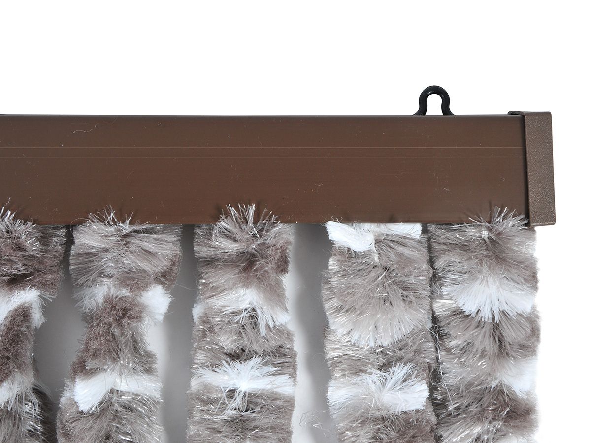 Obelink Taupe 185 x 56 Flauschvorhang