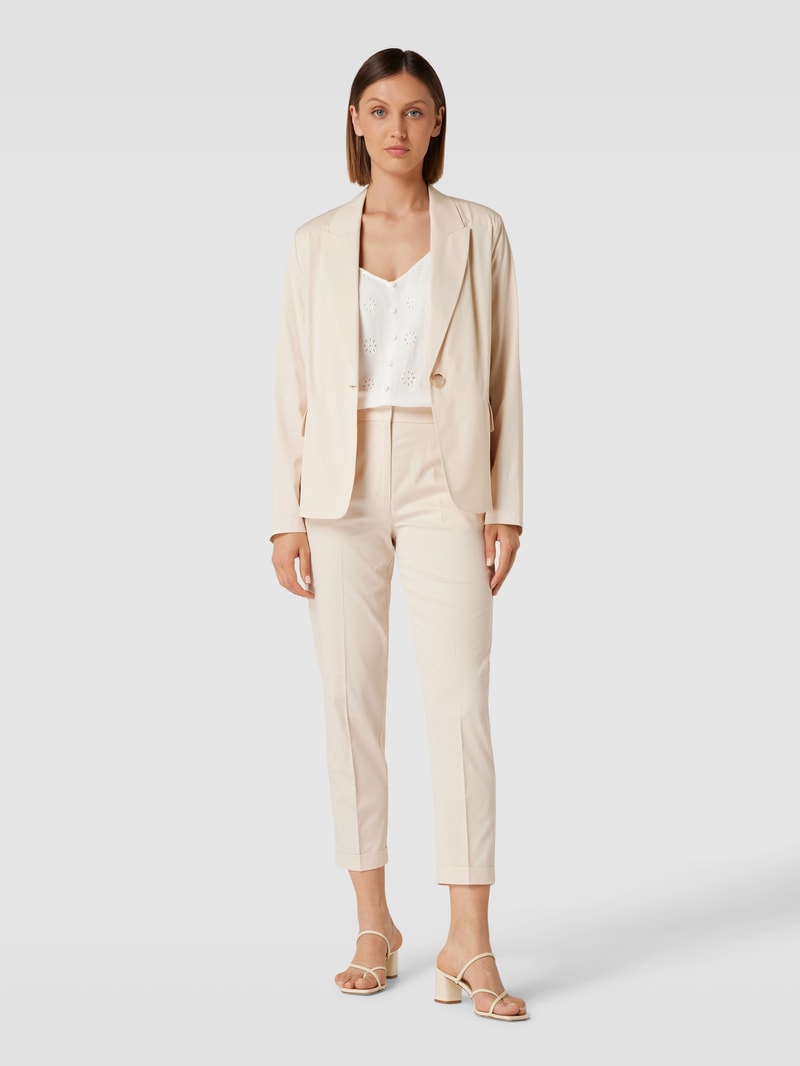 Blazer mit Reverskragen in sand