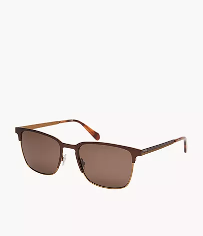 Fossil Sonnenbrille Drew rechteckig