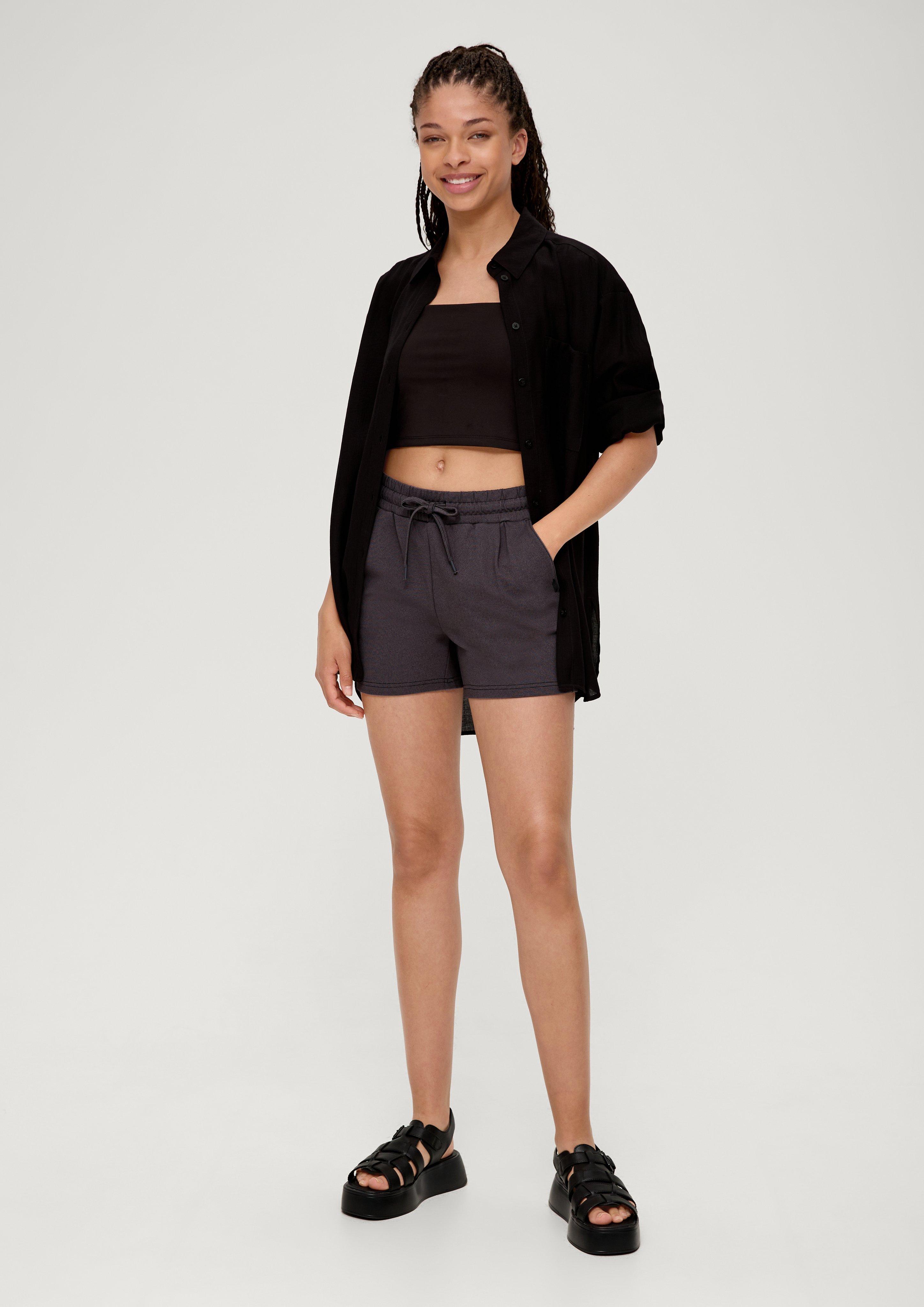Regular: Shorts aus Viskosemix  2131211-9858
