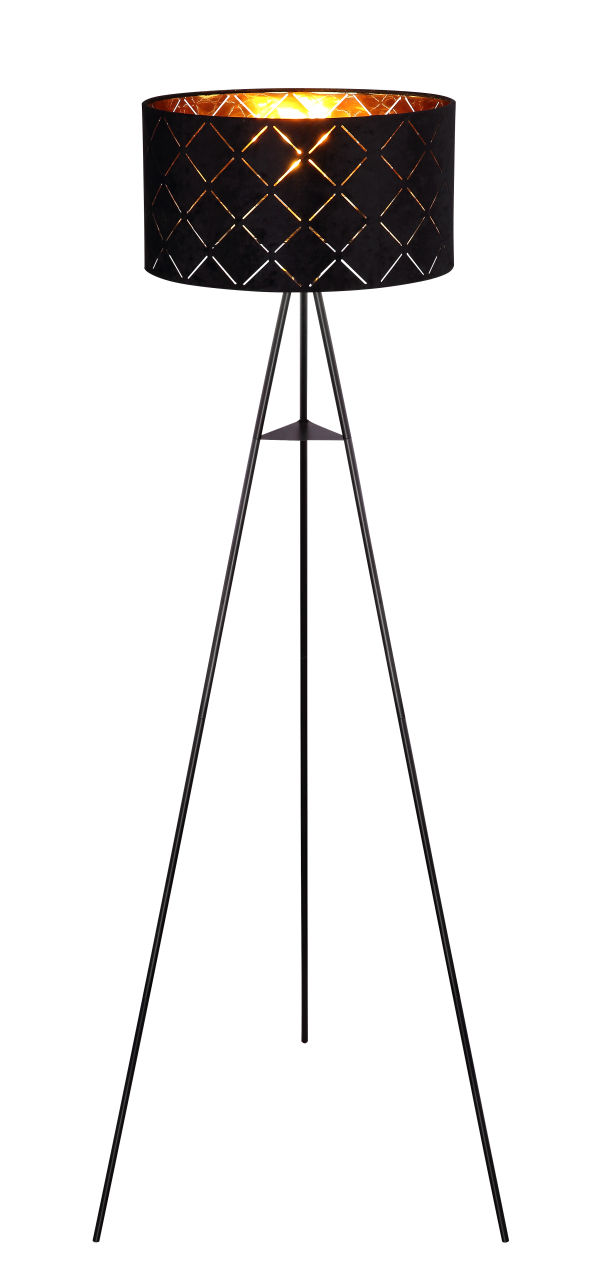 Globo Lighting - SUNNA - Stehleuchte Metall schwarz, 1x E27