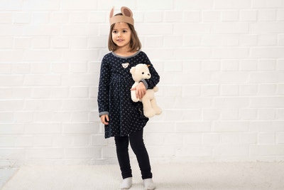 Leggings, dunkelblau für Mädchen