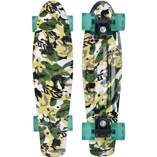 SKATEBOARD RETRO SKATEBOARD FREE SPIRIT 22´ CAMOUFLAGE
