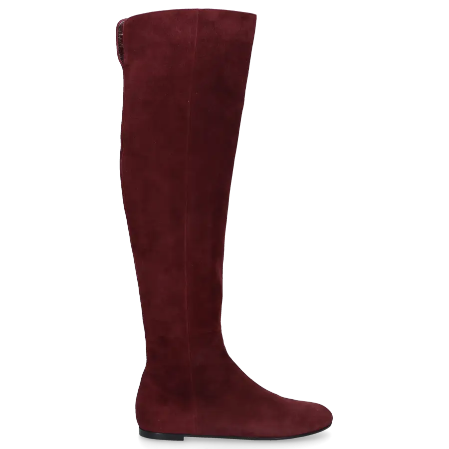 Gianvito Rossi - Stiefel Milton Veloursleder - rot