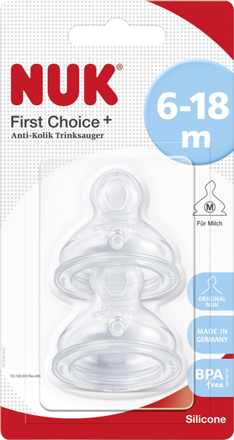 Nuk First Choice+ Trinksauger Silikon Gr. 2 M