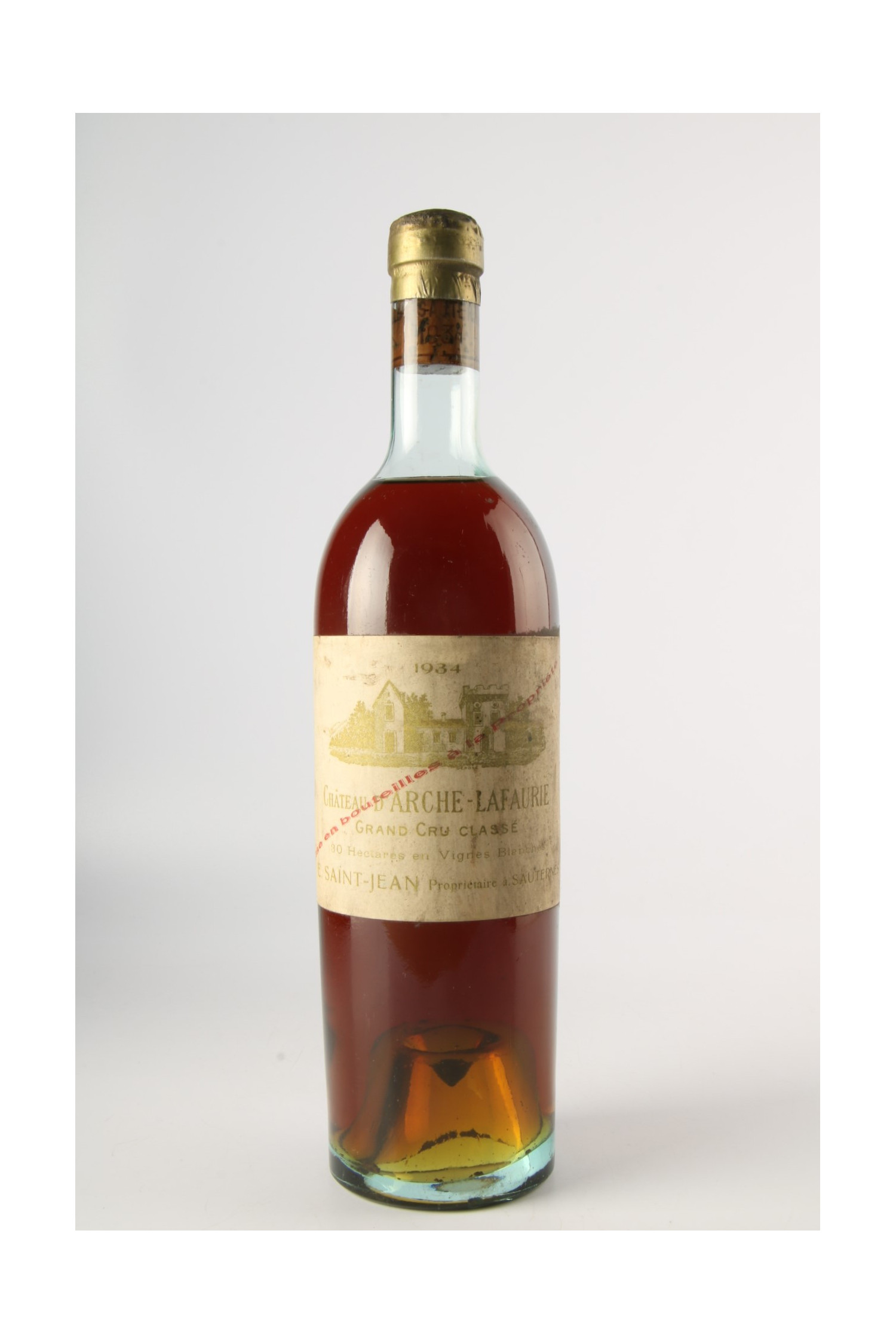 Château d'Arche Lafaurie 1934, Sauternes