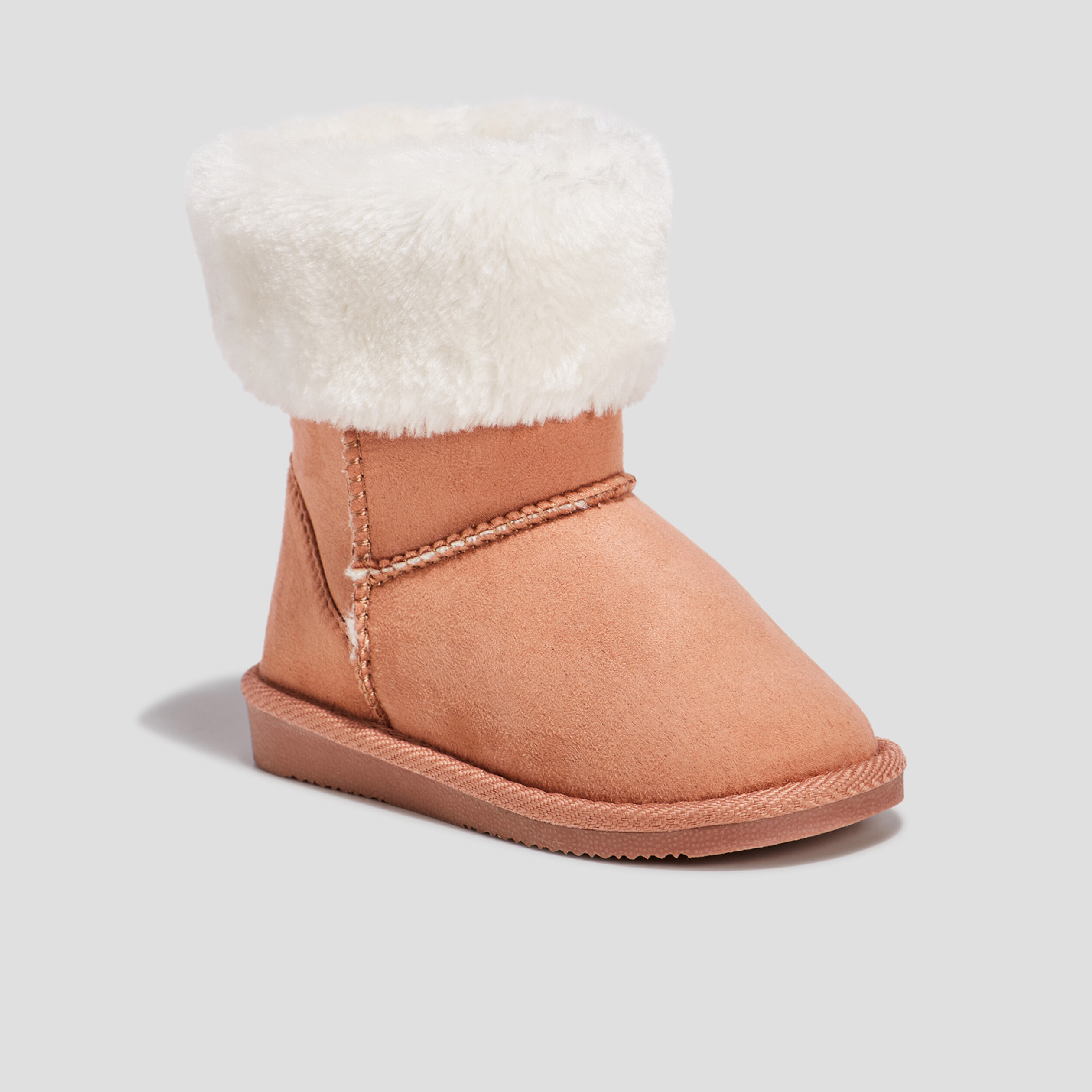 Bottines fourrées camel fille | La Halle