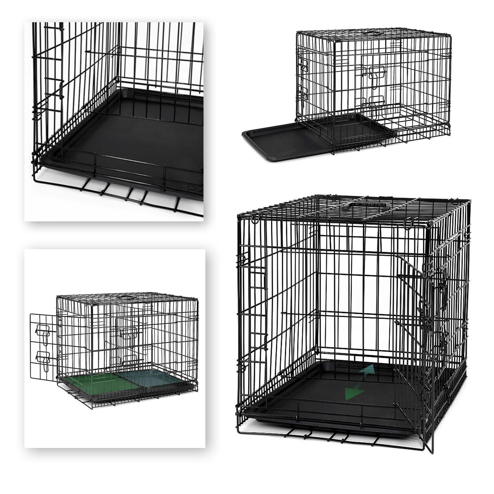 Lionto Transportboxen & Gitterboxen Lionto Hundetransportkäfig Tiertransportbox Hundebox Größe (S) 45x31x36 cm M