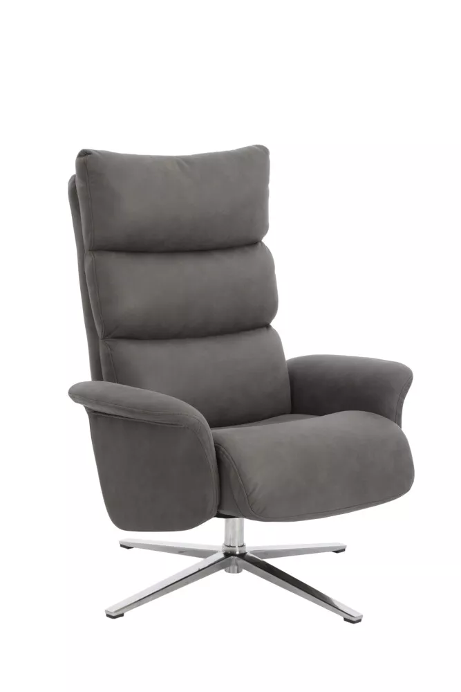 Happy Home Happy Home moderner Relaxsessel mit Drehfunktion Bürosessel, grau