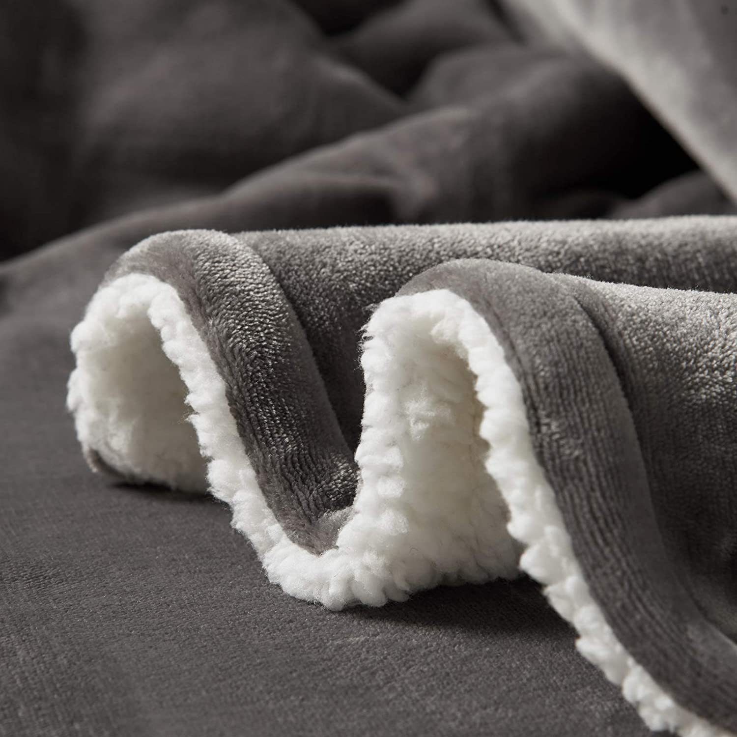Wohndecke, Woltu, super Dicke Warme Fleecedecke Kuscheldecke Sofadecke