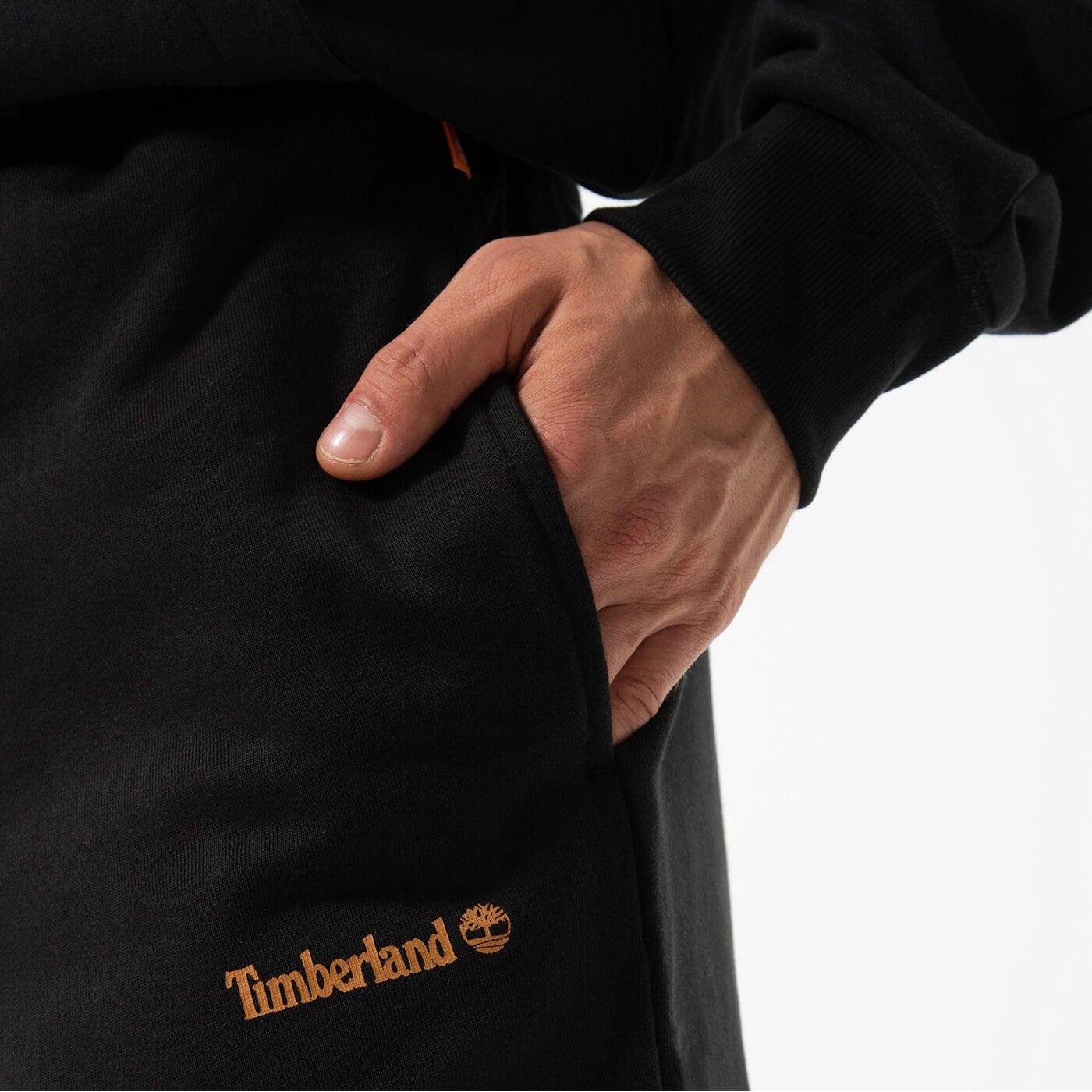 TIMBERLAND HOSE EPP - SMALL LOGO PRINT SWEATPANT Schwarz