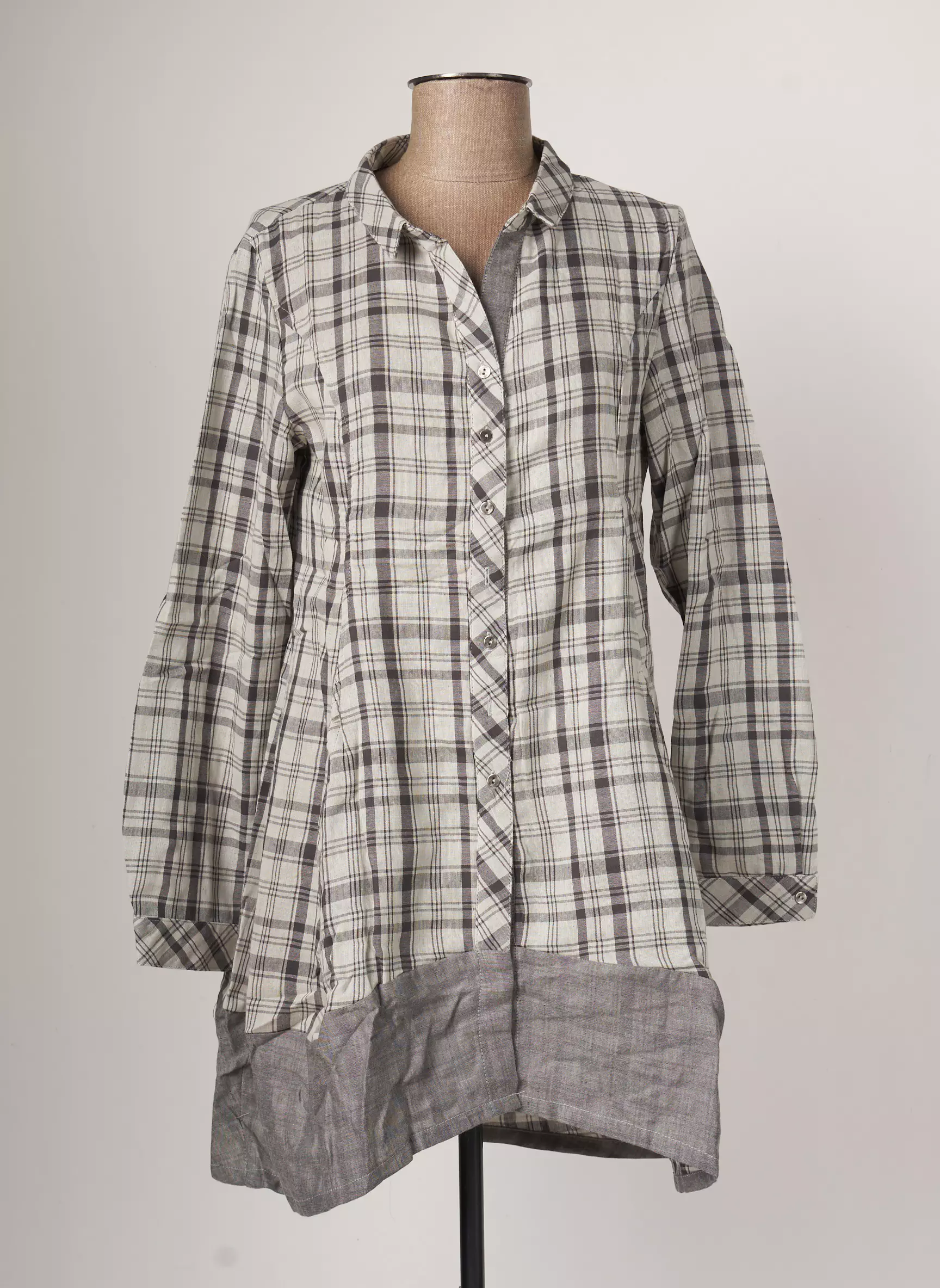Areline Robes Mi Longues Femme couleur gris