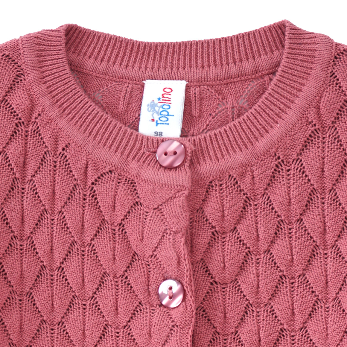 Mädchen Strickjacke mit Struktur