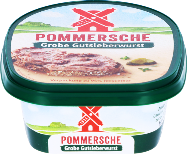 Rügenwalder Mühle Pommersche Gutsleberwurst grob