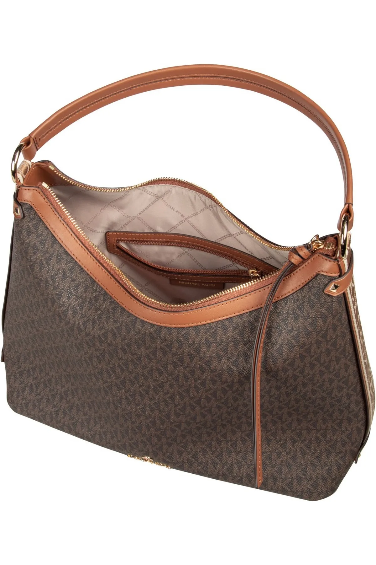 Michael Kors  Beuteltasche Maeve Large Hobo Shoulder MK Signature