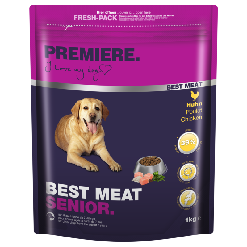 PREMIERE Hundetrockenfutter PREMIERE Best Meat Senior Huhn 1 kg
