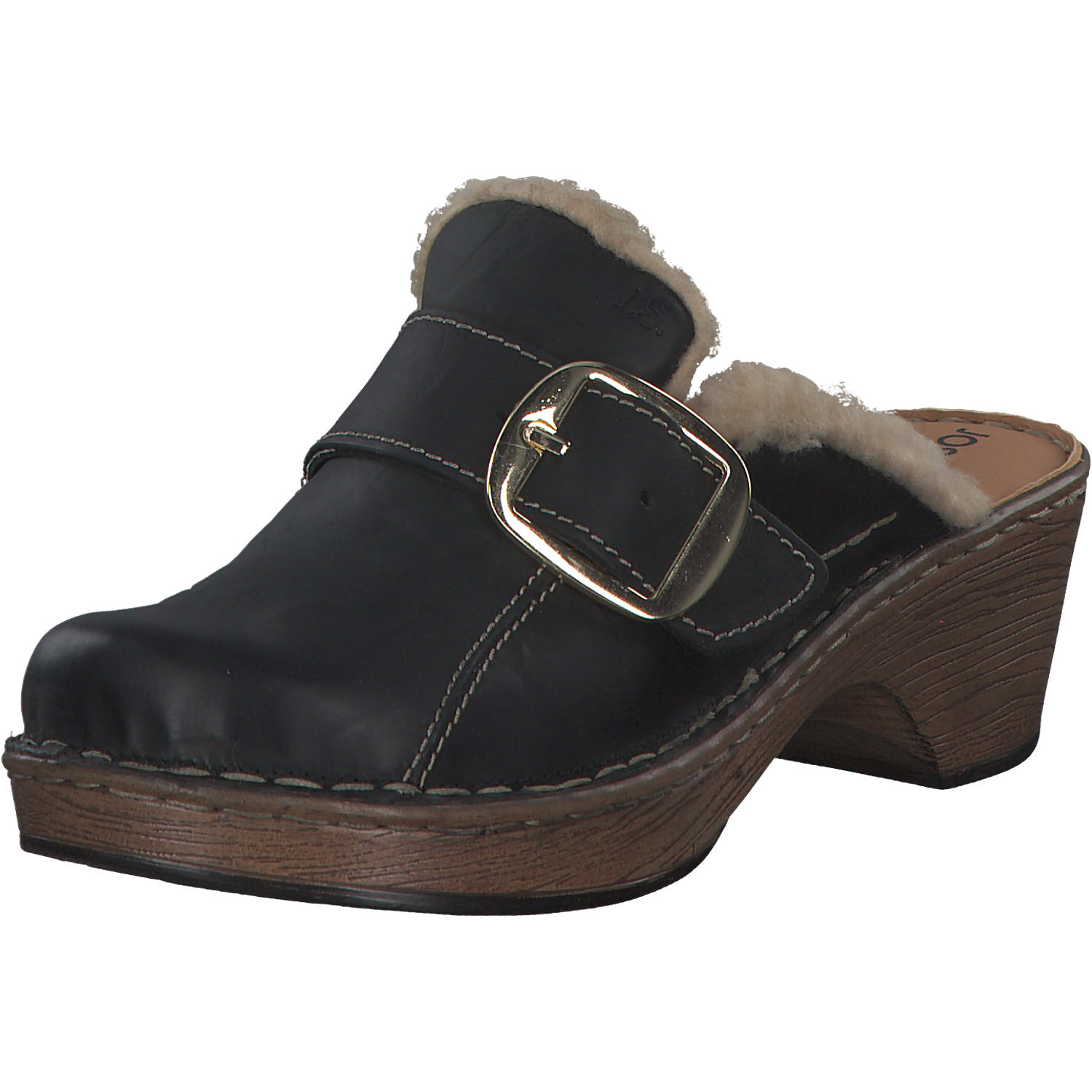 Josef Seibel Lily 10 77610, Clogs, Damen, schwarz