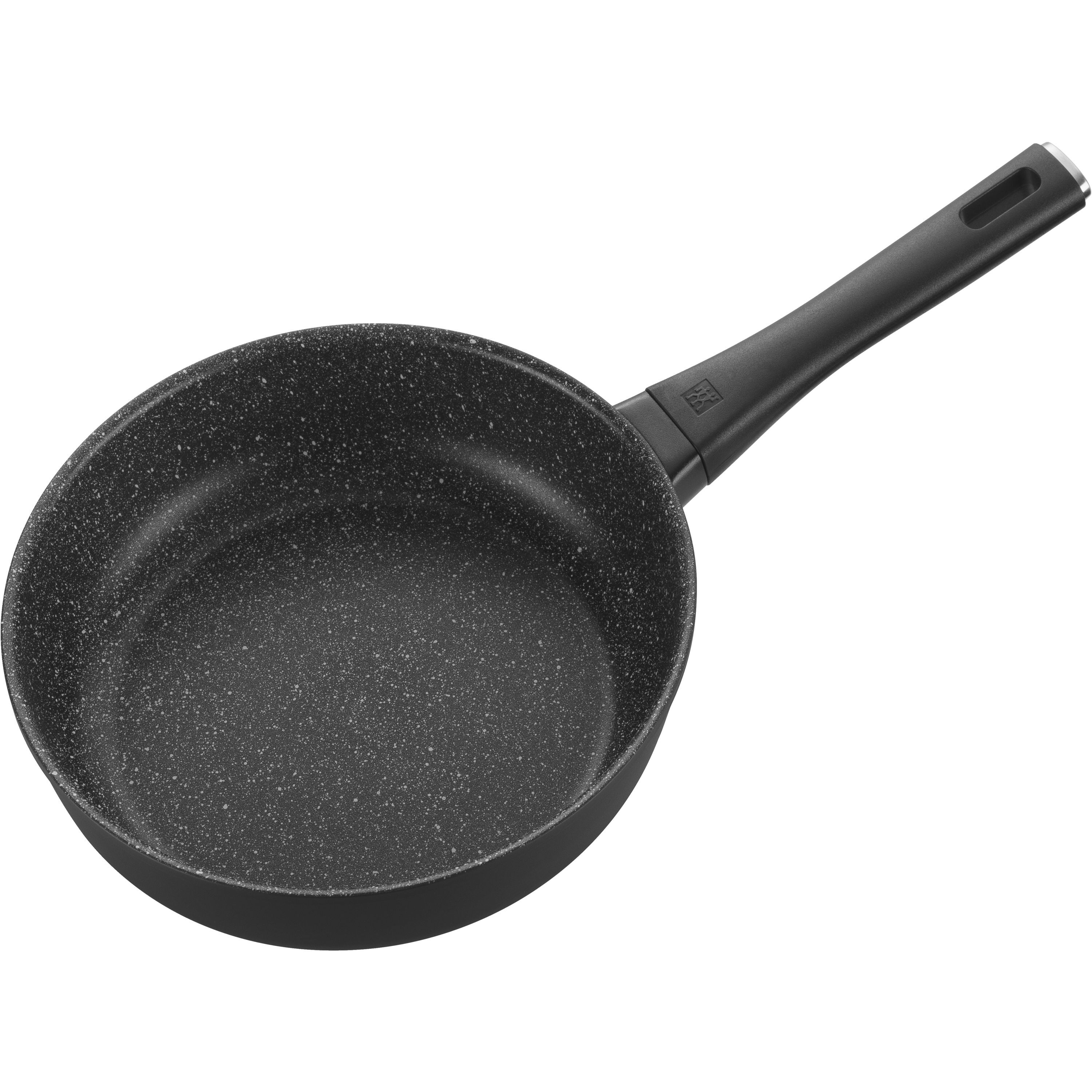 Bratpfanne hoch 24 cm, Aluminium, Schwarz