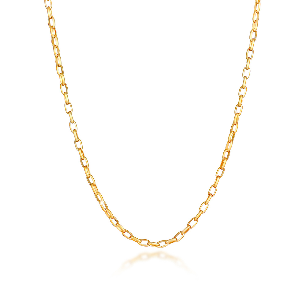 KUZZOI KUZZOI Collier Ancre ronde pour hommes, ovale de base en 925/1000 argent massif collier