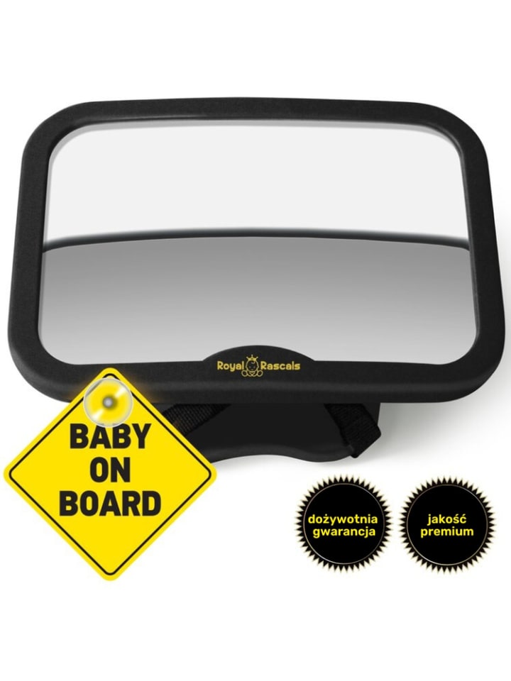 Royal Rascals Baby Spiegel 360° Rotationsfunktion mit 