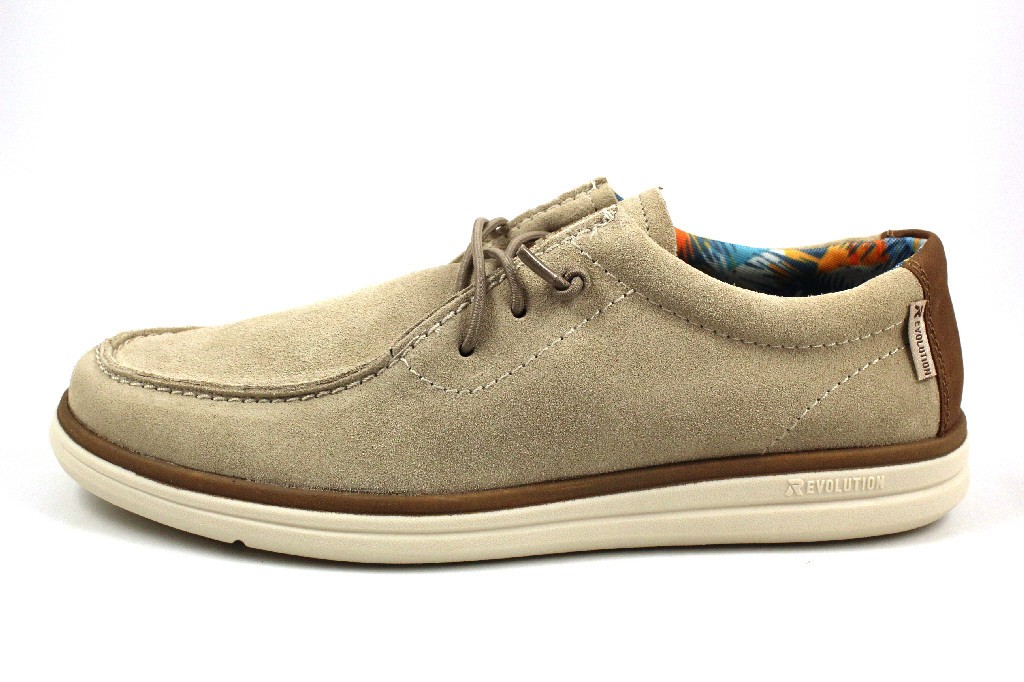 RIEKER Freizeit Schnürer beige