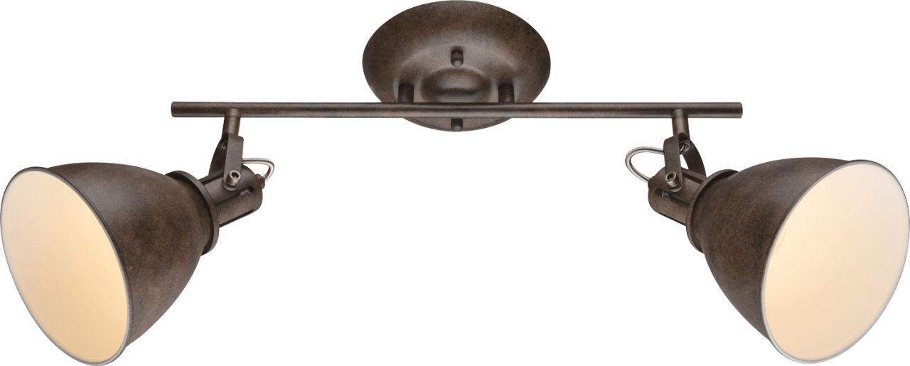 Globo Lighting - GIORGIO - Strahler Metall rostfarben, 2x E14