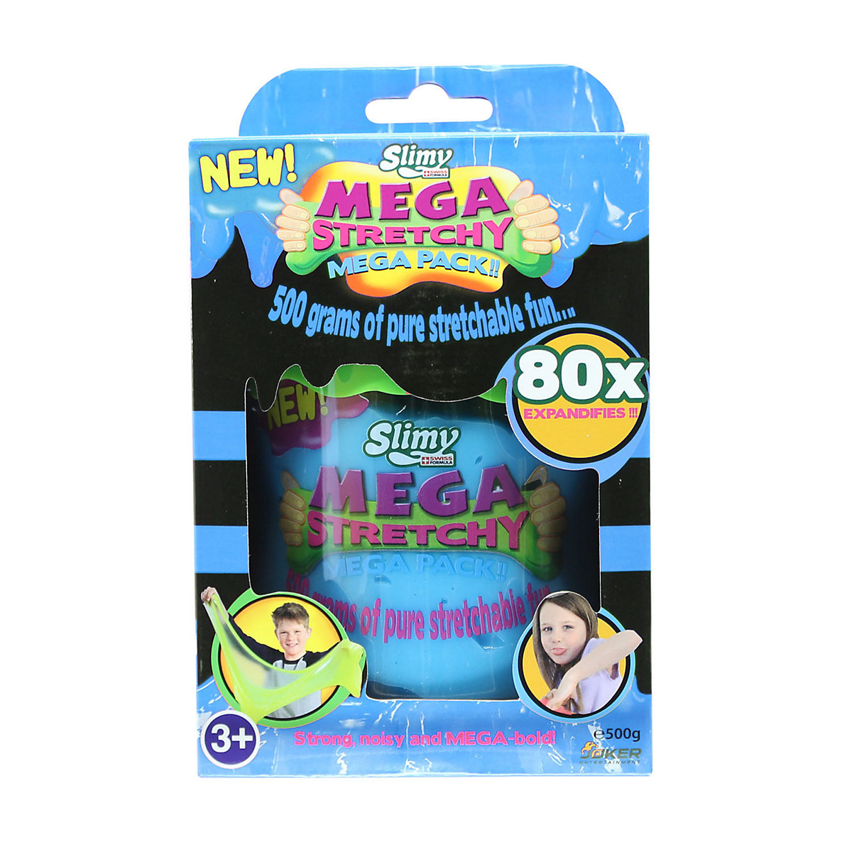 Original SLIMY® Mega Stretchy 500g - extrem dehnbarer Schleim in der Geschenkbox