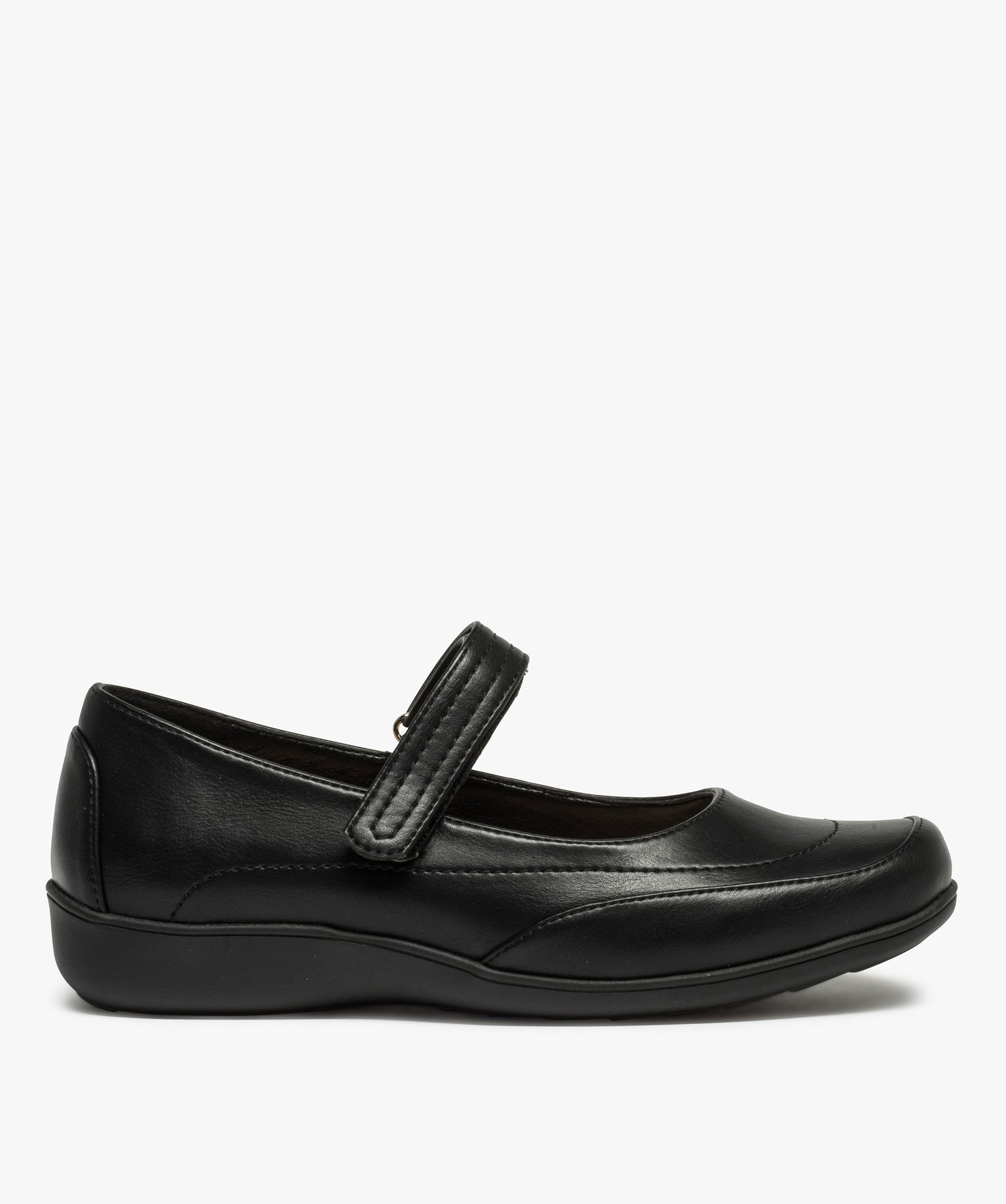 Babies femme confort à talon plat et dessus uni noir | GEMO