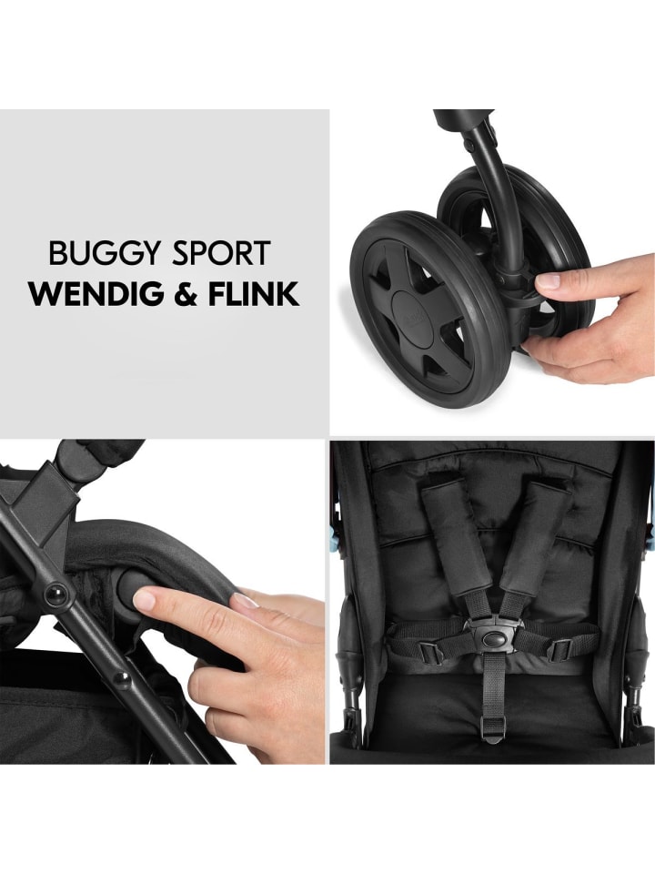 Hauck Buggy Sport inkl. Schutzpaket - Blue in rot günstig kaufen onesize