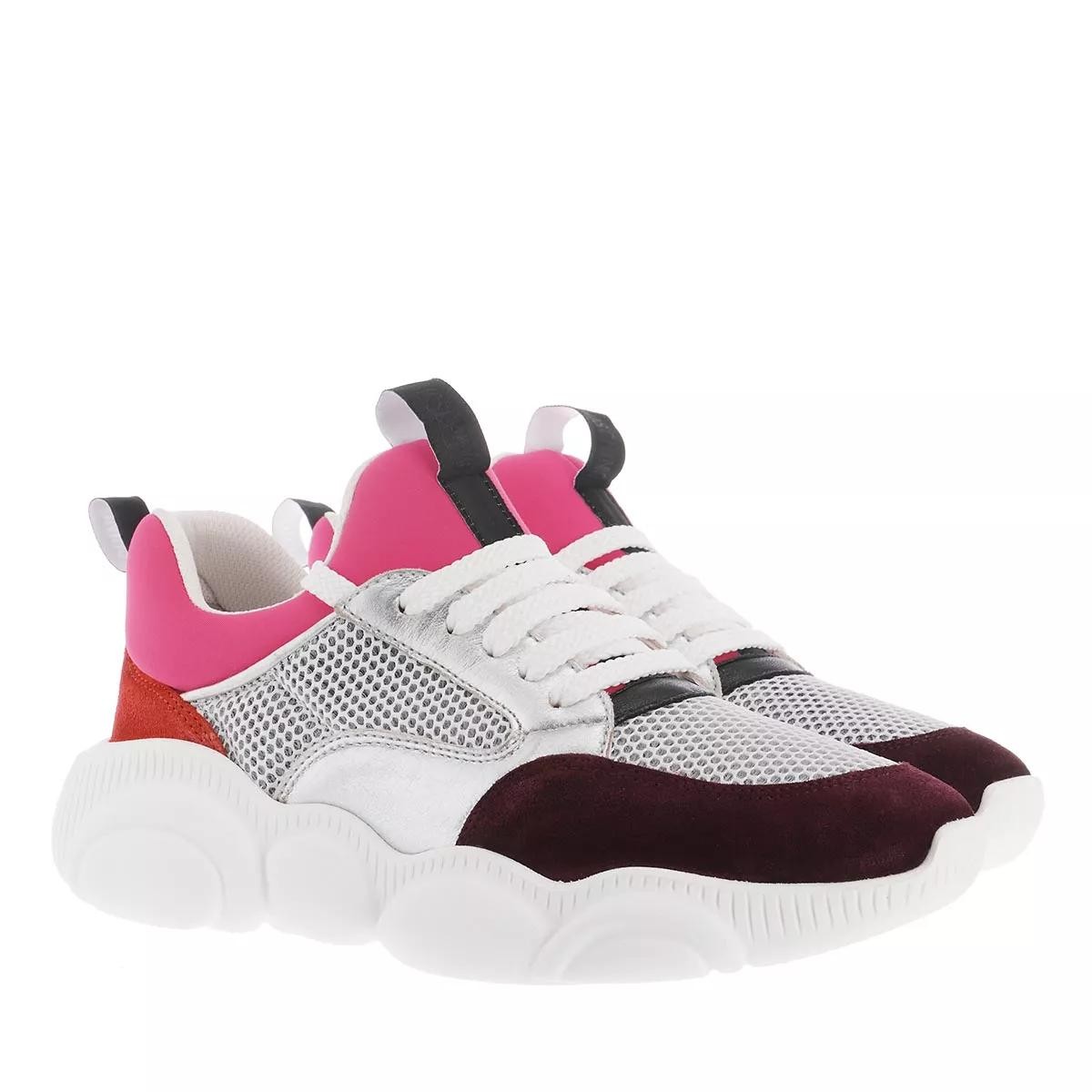 MOSCHINO Freizeit Schnürer weiss Low-Top Sneaker