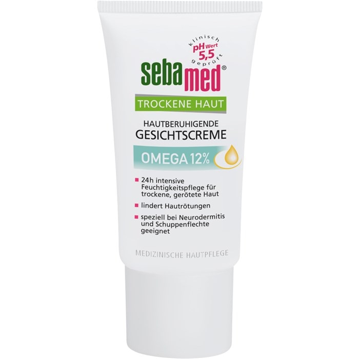 Trockene Haut Hautberuhigende Gesichtscreme Omega 12%