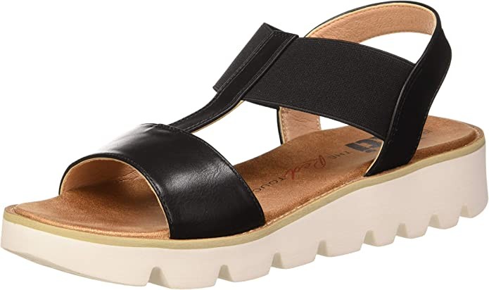 XTI Klassische Sandalen schwarz
