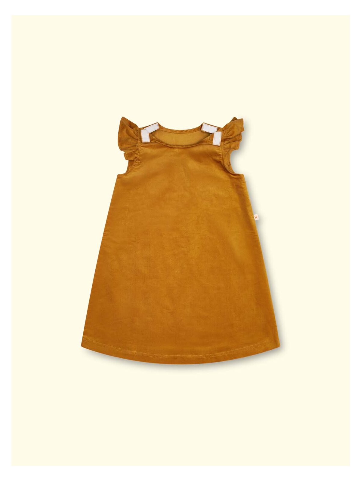 Wombly Coco Cordkleid kurkuma