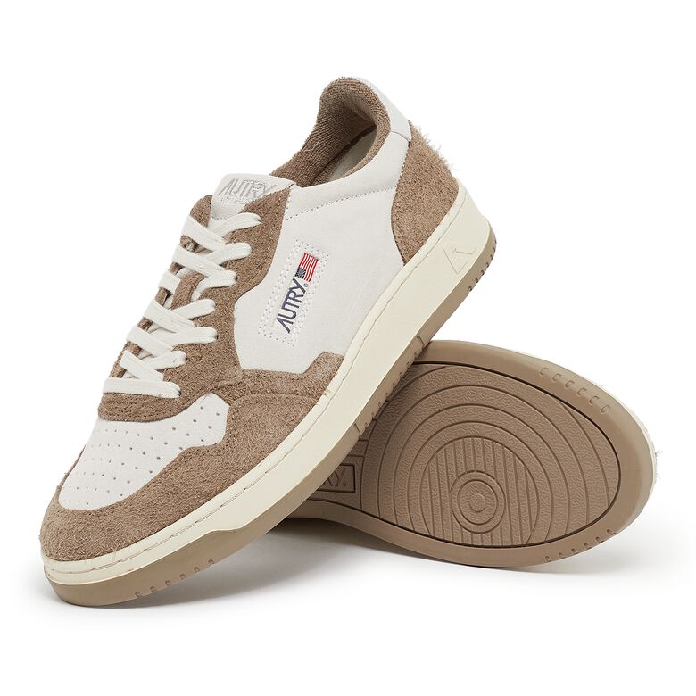 Autry Medalist Low SH04 suede/hair mud